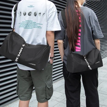 Portable Fitness Travel Handbag Multifunction Fashion Sport Gym Storage Bag 600D Nylon Adjustable Strap for Men Women 4