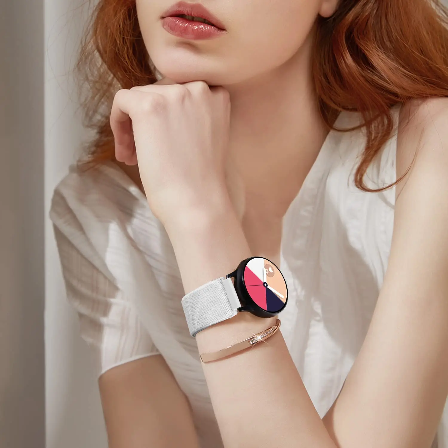 Versatile 20mm Silicone Smartwatch Strap - Elegant and Durable Replacement Band