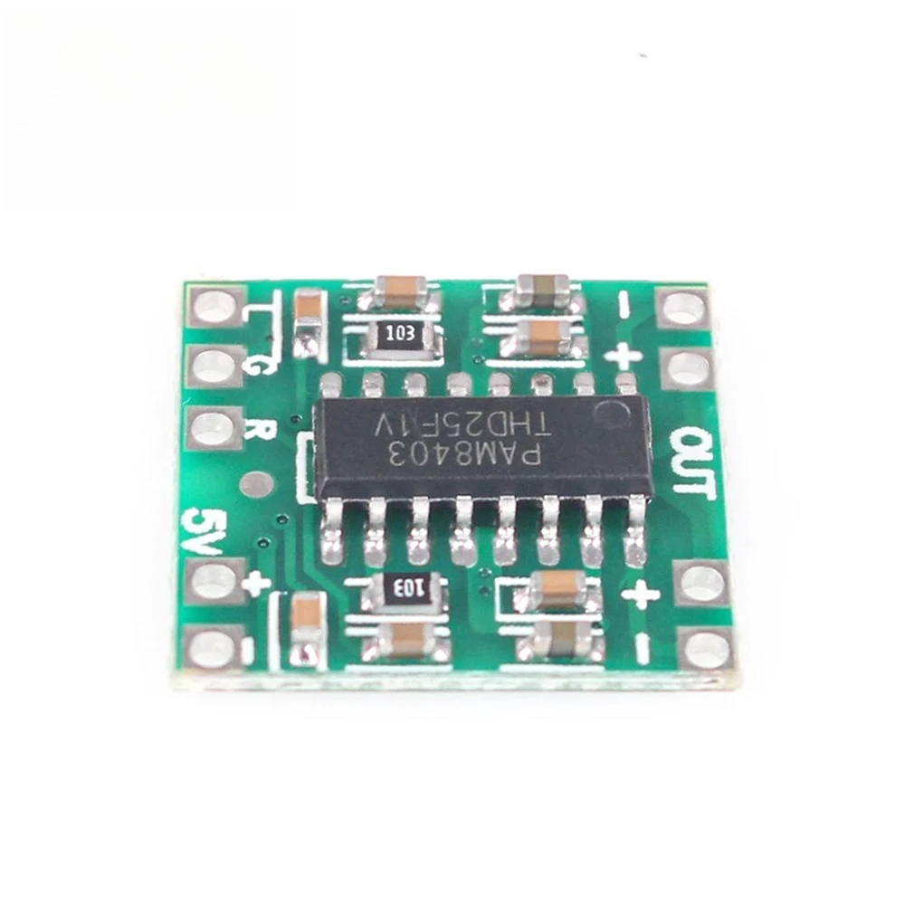 Acquista Pam8403 Scheda amplificatore audio mini amplificatore di potenza digitale audio 3Wx2 in Italia a partire da 1.32