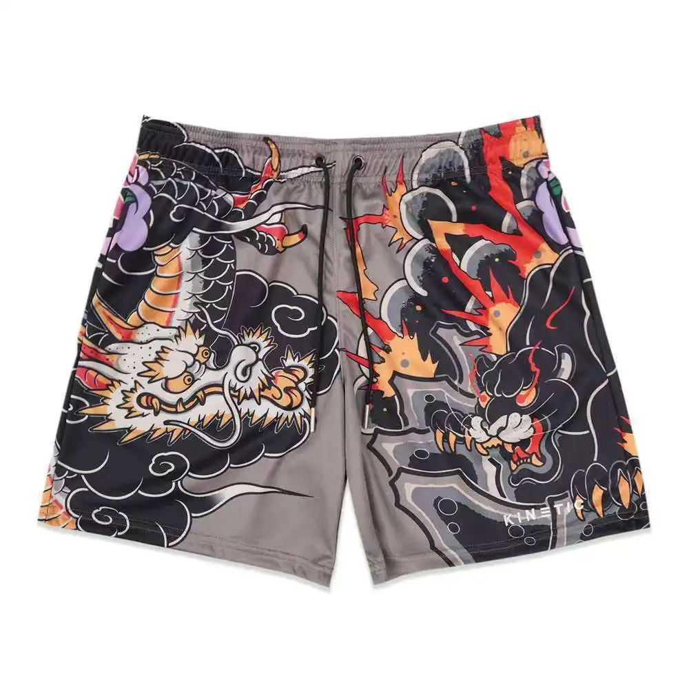 New Mesh Breathable Men Shorts GYM Basketball Running Quick-Drying Shorts  Print Fashion Shorts Summer Shorts Beach shorts 5