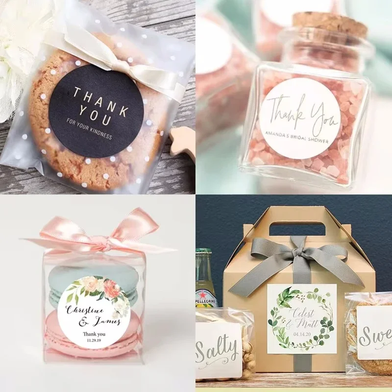 500PCS Stickers and Wedding Birthday Gift Box Labels DIY Your Own Stickers Personalize