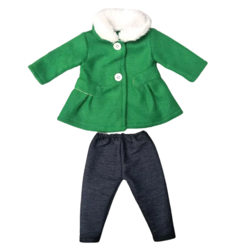 Deluxe Fashion Outfit Set for 18 Dolls - Stylish Jacket and Pants Combo