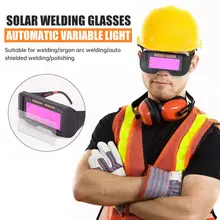 

UV Welding Glasses Auto-darkening Automatic Dimming Welding Helmets Solar Goggles Special Safety Protection For Welding Worker