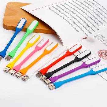 휴대용 USB LED 조명, 파워 뱅크, 컴퓨터용 미니 램프, 야간 조명, 시력 보호 독서 조명, 노트북 책상 책 조명, 5V