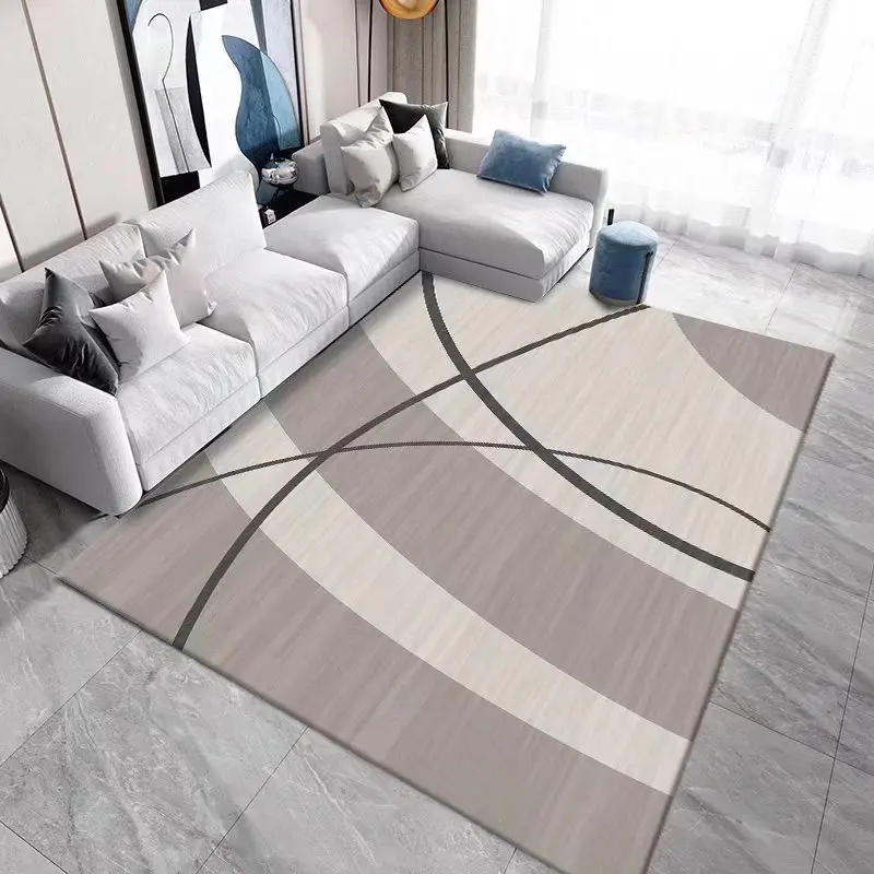 Nordic Geometric Living Room Rug Ins Abstract Coffee Table Mat Absorbent Non-slip Bathroom Mat Kids Bedroom Bedside Carpets floor mat plush rug decorative carpet silk wool rug plush carpet non slip carpet imitated cashmere carpet kids carpet crystal pile rug coral velvet rug