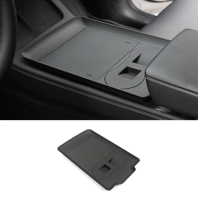 

Central Control Travel Portable Organizer Tray Food Desk Table For Tesla Model 3/Y 2021-2023 Accessories