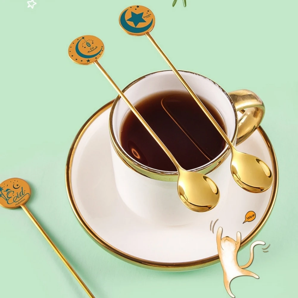 Moon Star Spoon Fork Set Ramadan Decorations For Home Islamic Muslim