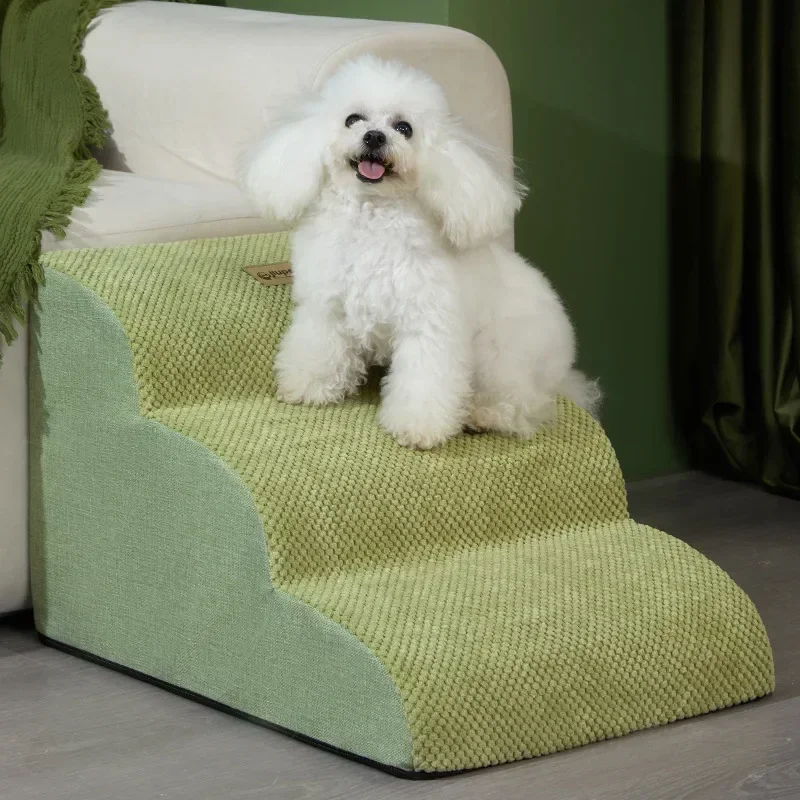 Pet Sofa Stair pet ramp stairs Dog Stairs Pet 2/3 Steps Stairs for Small Dog Cat Ramp Ladder Anti-slip Removable Dogs Bed Supplie