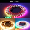 DC5V WS2812B Individually Addressable 5050 RGB Led Strip WS2812 Smart Pixels Led Light Black White PCB Waterproof IP30/65/67 6