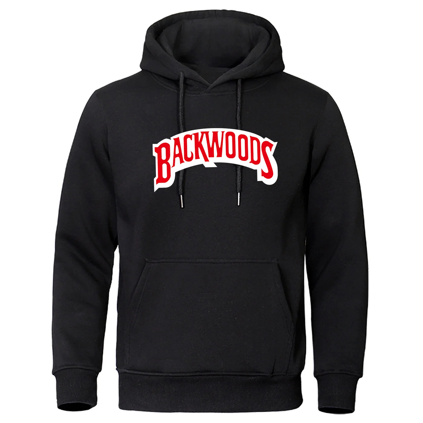 남성용 백우드 라운드넥 스웨터, 캐쥬얼 루즈, 다용도 미국 빈티지 프린트 면 후드, 중국 시크, 가을 및 겨울 신상 