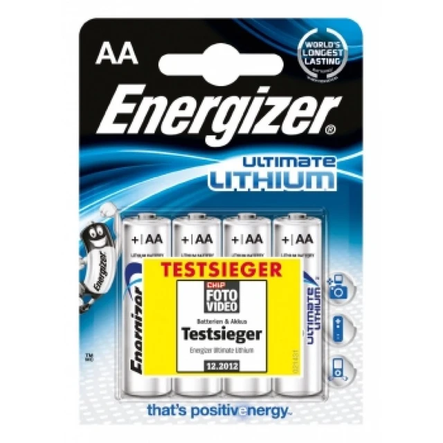 Pila AAA ENERGIZER ULTIMATE LITHIUM 1,5v Blister 2 Unidades