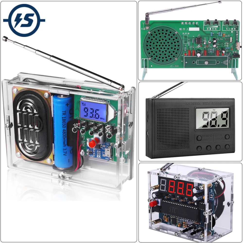 76108mhz Fm Radio Receiver Diy Kit Rda5807 Tea5767 Frequency