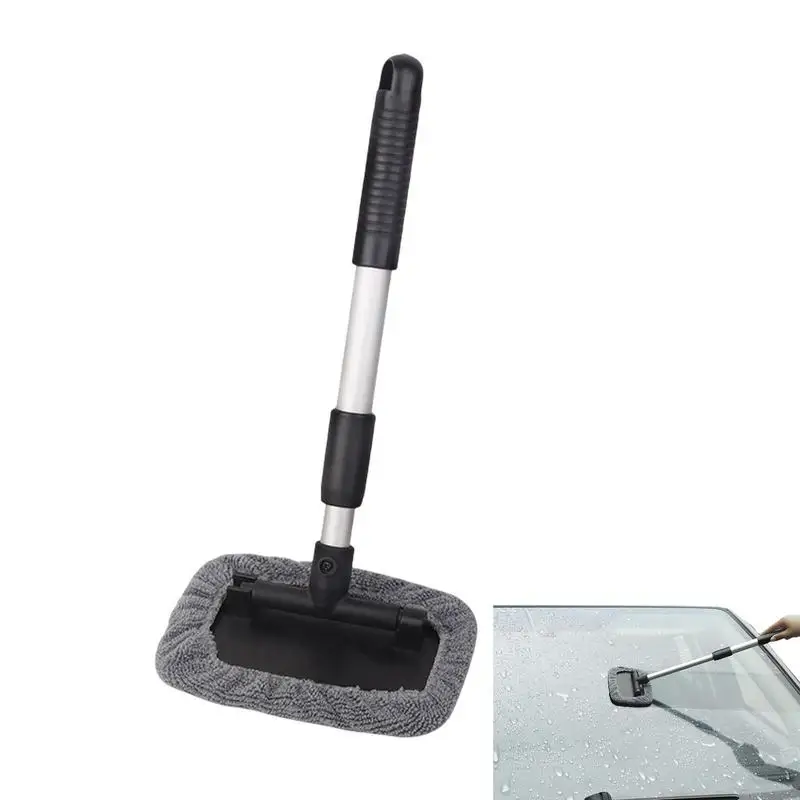 

Windshield Cleaner Tool Multifunctional Microfiber Car Wash Brush With A Long Handle For Car Car Detailing Kit For Mirrors