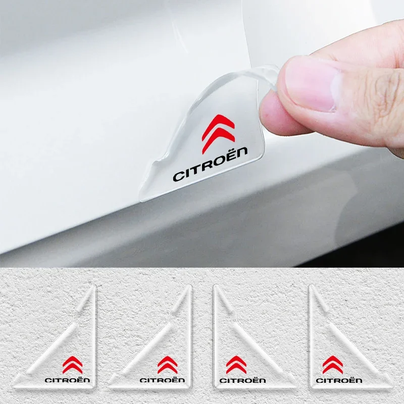 2pcs Car Door Anti-collision Guards For Citroen C1 C2 C3 C4 C5 C6 C8 C4L DS3 DS4 DS5LS DS6 Berlingo PICASSO Accessories car accessories car door handle cover car door lock cover