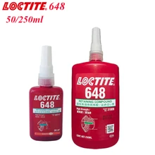 

50ml 250ml Anaerobic Holding Glue Loctite 648 RETAINING COMPOUND Inert Bonding of Assembly Parts Adhesive