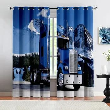 KW Truck Ken vale la pena una tenda oscurante stampata in 3D per la decorazione della casa della camera da letto dei bambini e degli adulti 1