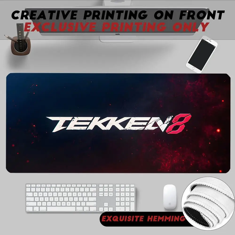 Mouse Pad Non-Slip Rubber Edge Locking Mousepads Game Play Mats Popular Fighting Video Game Tekken 8 For Notebook Pc Computer