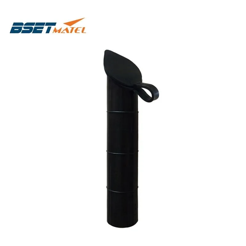 

BEST MATEL Black color 30 degree Fishing Rod holder Inner Sleeve Rod Pod Rubber Cap Tube Liner