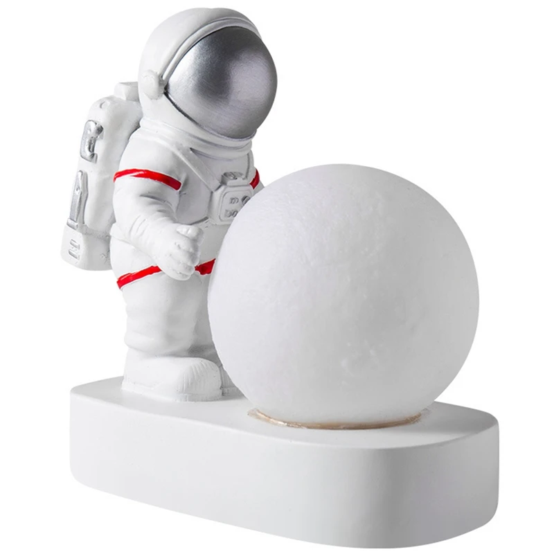 

1 Piece Astronaut Spaceman Night Light Bedroom Bedside Desktop Decoration Gift Light Space Themed Gift Ornament Craft Table Lamp