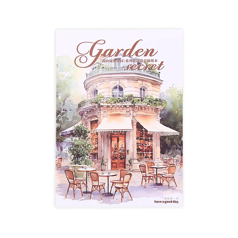 Decorative Stickers 20 pcs my Secret Garden Stickers aesthetic PET Sticker book Decorative Diary Album Scrapbooking supplies material