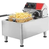 13Lbs Electric Deep Fryer Countertop with Easy-assembling Solid Basket,Removeable Oil Container for Restaurant Home Use-120V 1