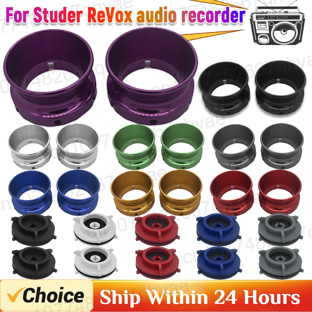 3 Set Di Viti Per Mozzo Nastro 1/4 Pollici – Acciaio Inox Per TEAC, REVOX, STUDER, NAGRA, AMPEX