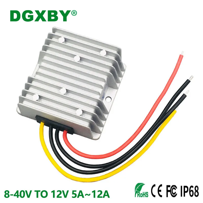 

12V TO 12V 5A 6A 8A 10A 12A Stabilized Power Supply Module 8V~40V to 12V Car Display Power Automatic Buck-boost Converter