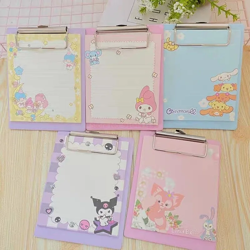 

2023 New Cartoon Sanrio Melody Cinnamoroll Littletwinstars Kuromi Pad Pad Disguised As Notepad Small Book Stationery Prize