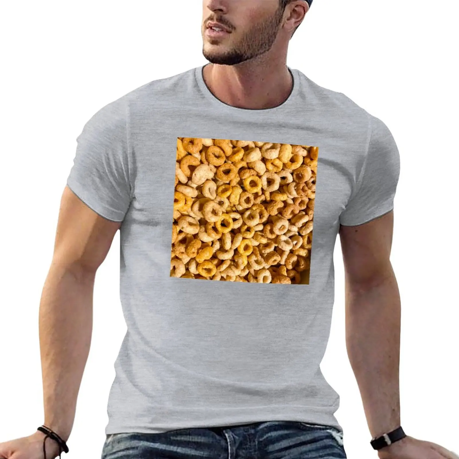 T-Shirt Cheerios T-Shirt Oversize T-Shirt Corta T-Shirt Oversize Per Uomo