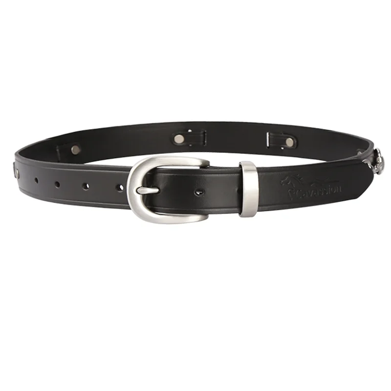 Cavassion English Equestrian Belt Men Women Horse Riding Stirrup Strap Genuine Leather Top Layer Cowhide Stainless Steel Buckle 5