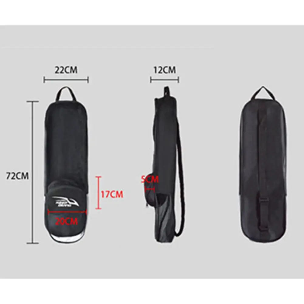 Diving Bag Waterproof Freediving Fin Bag Pocket Adjustable Shoulder Strap Scuba Diving Hiking Swimming diving mesh bag diving storage bag