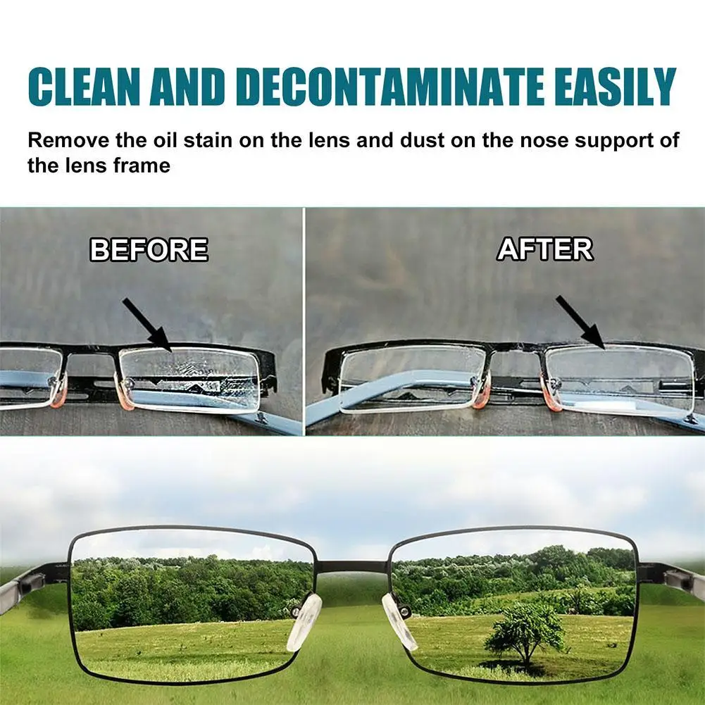 100ML Glass Cleaner Lens Cleaner Glasses Sunglasses Eyewear Supplies Eyeglass Accessories Cleaning Bottle Solution L8T4