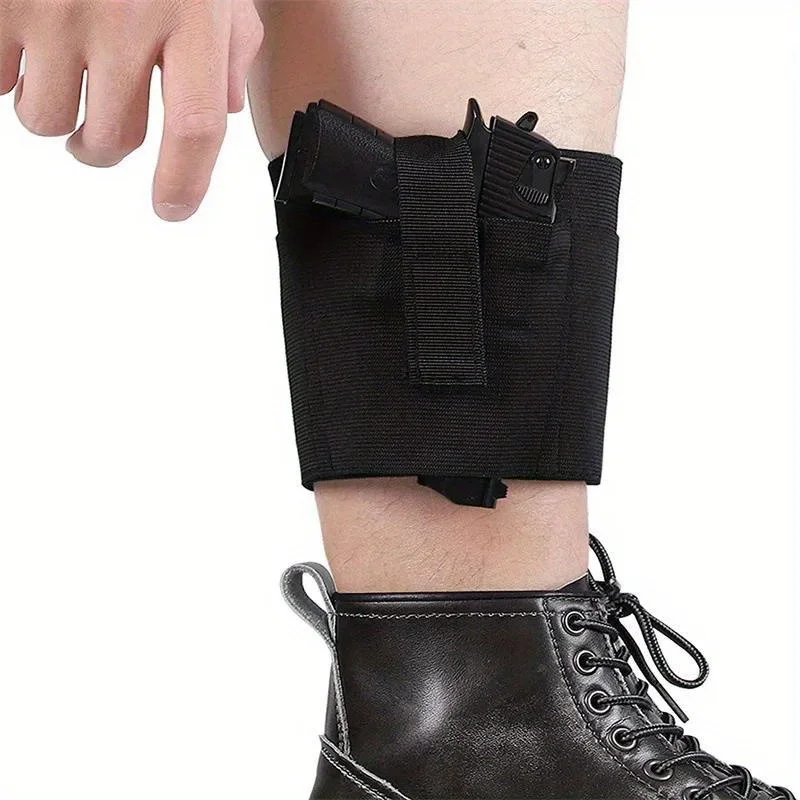 Universelles Knöchel-Beinholster Pistolen-Tasche Verdecktes Trageholster Rechts Links Beinriemen Waffen-Outdoor-Ausrüstung – Detail 1