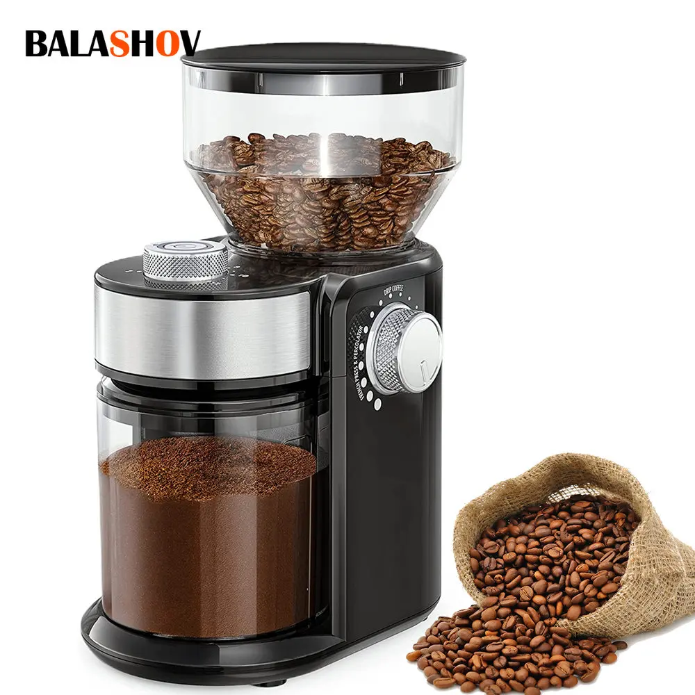 Coffee Grinder, Adjustable Coffee Bean Grinder With 18 Grind Settings