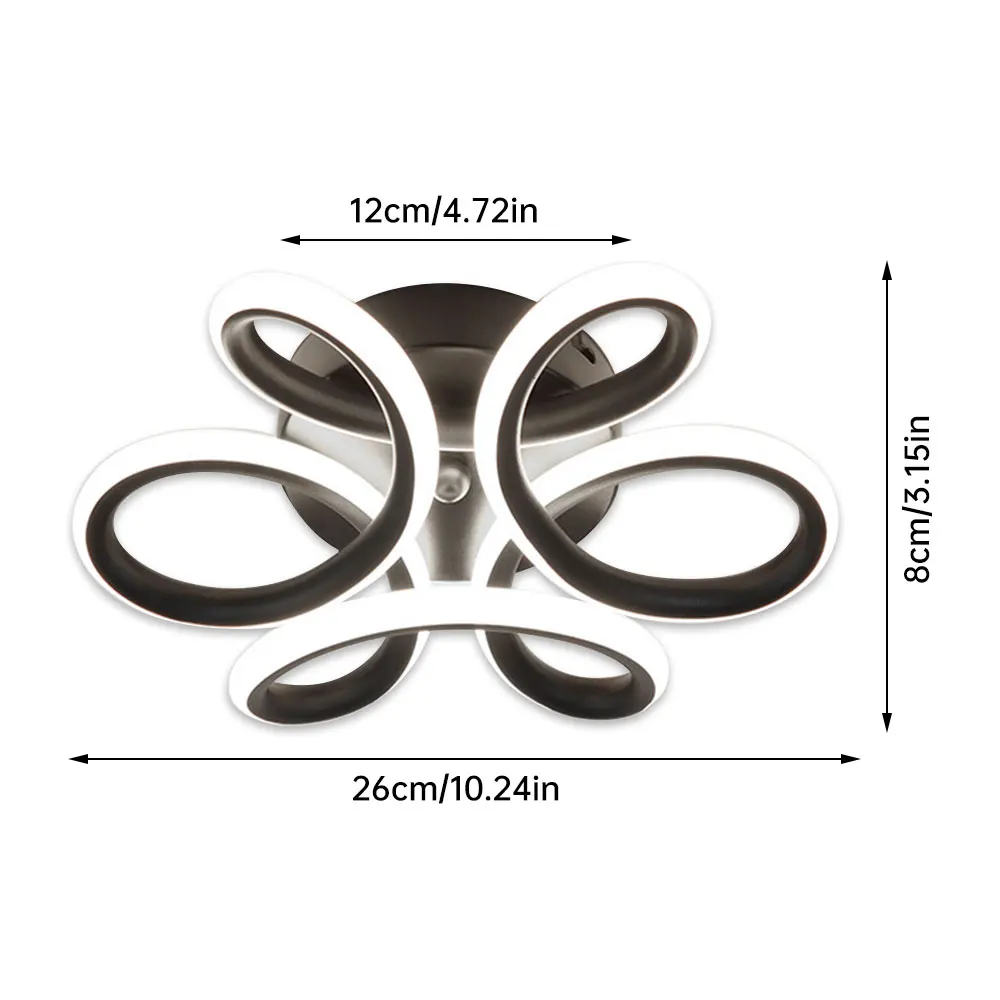 20W 220V Modern Flower LED Ceiling Light Household LED Chandelier for Bedroom Living Room Corridor led ceiling light led chandelier ceiling light