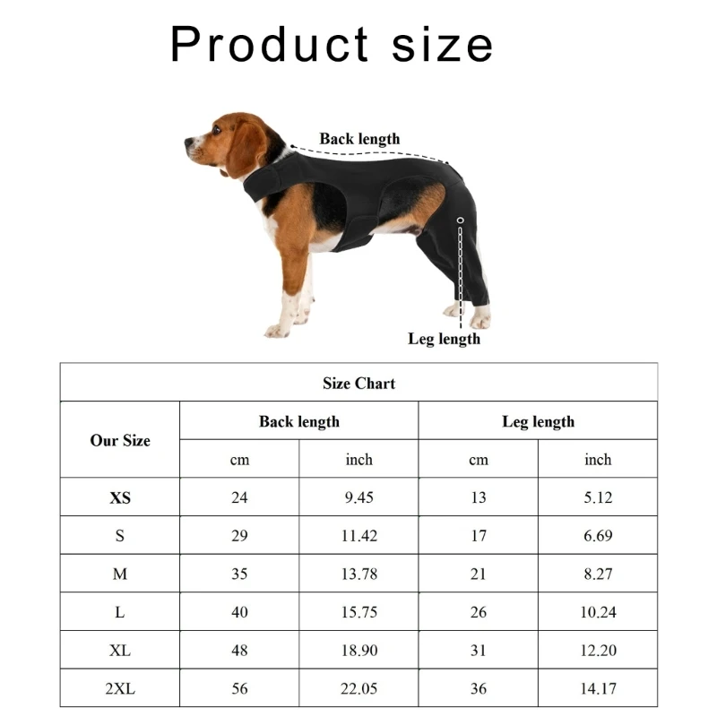 Dog Rear Leg Sleeve Prevent Licking Warm and Protects Help Prevent Sprains Protective Dog Elbow Sleeve Brace