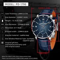Montre mécanique de mode pour homme V2 PAGANI DESIGN PD-1790, nouvelle montre automatique pour homme de 42 mm, verre saphir, étanche 10 bars 2