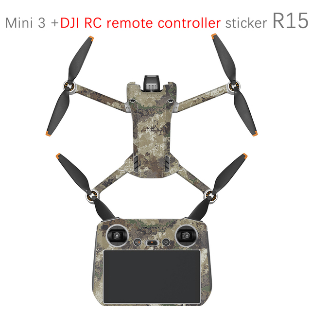 Stickers for DJI Mini 3 Pro Skin Scratch Resistant Waterproof for DJI RC Remote Control Sticker Accessories