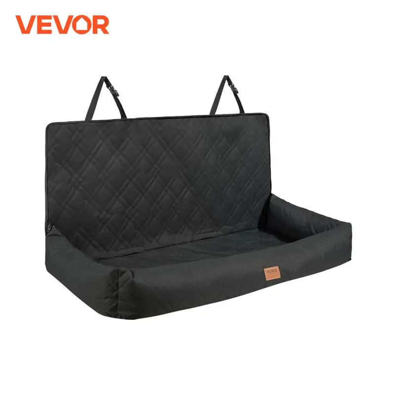 Dog Car Seat VEVOR Waterproof Dog Booster Seat Pet Car with Clip-On Safety Leash PP Cotton Bed for Medium & Large dog car seat
