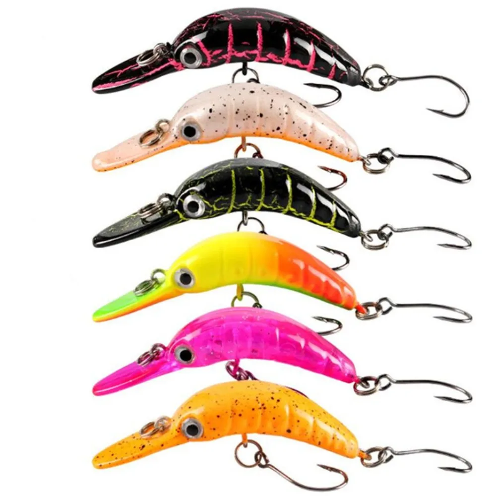 

5cm 2.5g Micro Artificial Floating Carp Tackle Trout Crankbait Hard Bait Fishing Lure