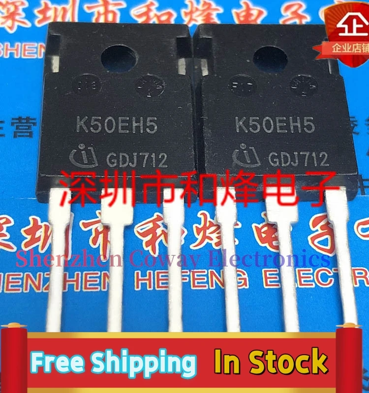 

10PCS-30PCS K50EH5 IKW50N65H5 TO-247 650V 50A In Stock Fast Shipping