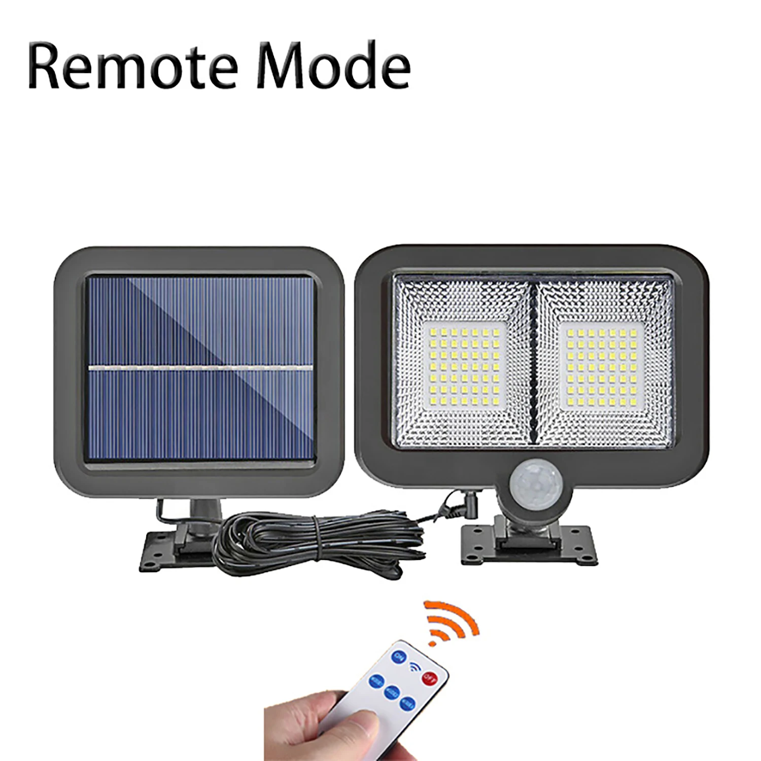 Solar human body sensor light outdoor split garden light solar charging wall light garage lighting street light