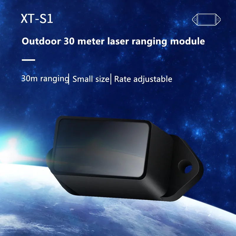 XT-S1 Outdoor anti-glar 30m laser ranging sensor high precision TOF lidar module infrared single point obstacle avoidance 3