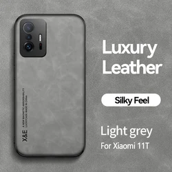 Magnetic Sheepskin Luxury Leather Smartphone Case for Mi 9T Pro (Light Gray)