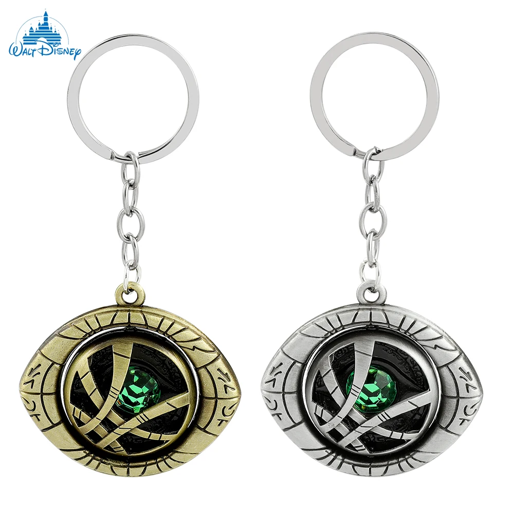 Disney Marvel Avengers Fashion Portachiavi Superhero Doctor Strange Eye Of Agamotto Punk Portachiavi Accessori Per Chiavi Auto Regalo Per I Fan