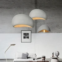 Nordic Restaurant Wabi Sabi E27 Led Pendant Light Modern Cafe Bedroom Led Chandelier Fixtures Bar Dining Room Decor Suspend Lamp 2