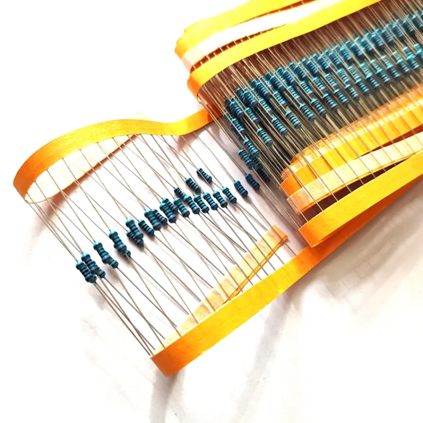 Metal Film Resistors 1000pcs 0.25W 1/4 Watts 1% 100-910 K R Ohm