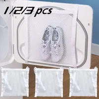 1/2/3 Pcs Sneaker Washing Machine Bag Mesh Washing Bag,Portable Laundry Dryering Net Bags for Shoes,Dryer Door Shoe Net Bag 1