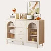 Kitchen Furniture Cabinet Sets Wood Cupboards Cabinets Wooden Cupboard Dining Organization Storage Removable Cabinete Unit 3