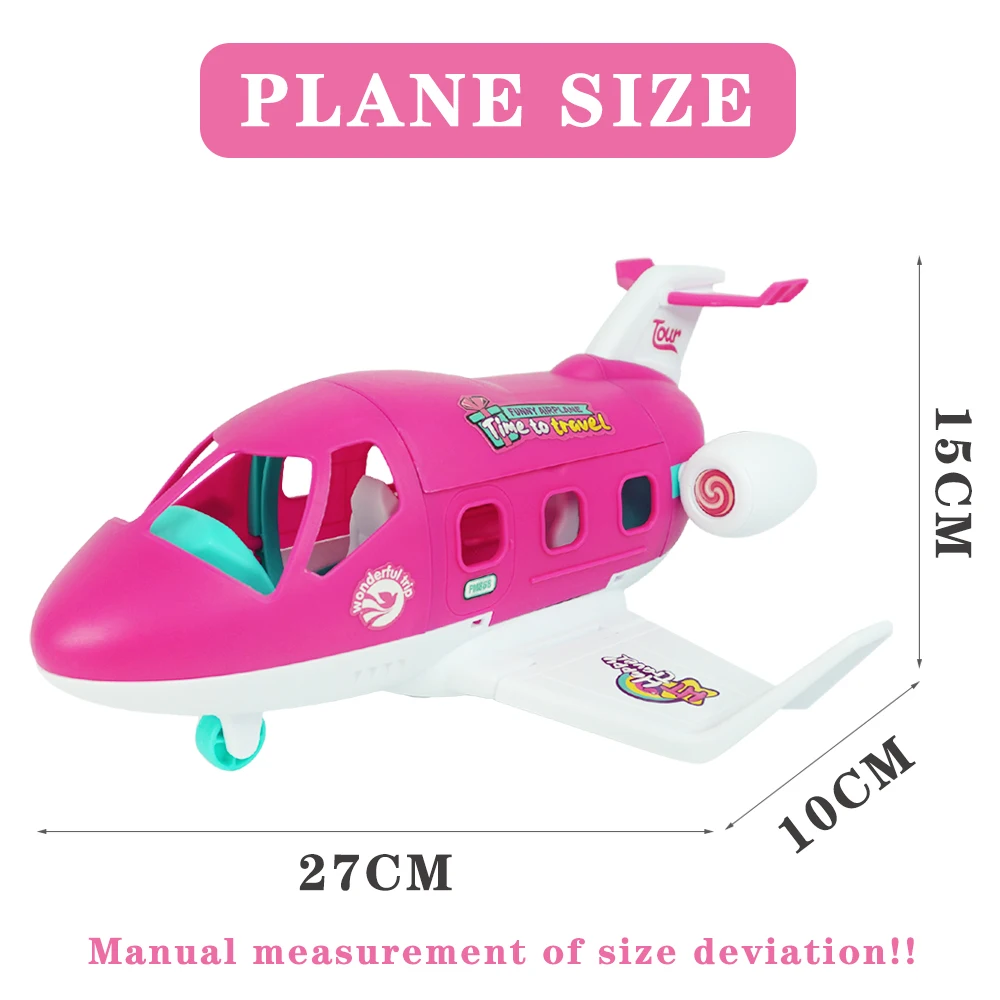 1/12 Dollhouse Aircraft Kangaroo Rabbit Koala Micro Furniture Model Doll Simulation Plane Toy For Girl Christmas Birthday Gift 6